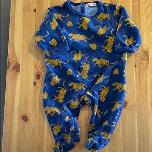 Dogafab Blue and Yellow Kids One Piece 3 months